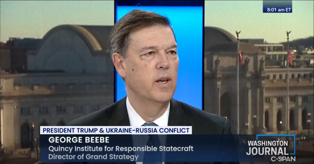 George Beebe on Trump Administration Efforts to End the Russia-Ukraine ...